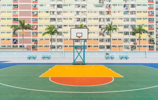 Photography of Basketball Courts over the World