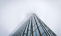 Pictures of Madrid Architecture in the Fog