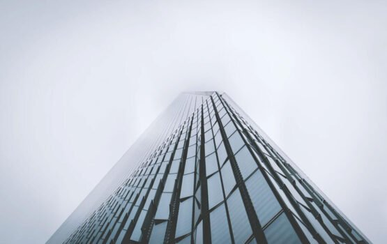 Pictures of Madrid Architecture in the Fog